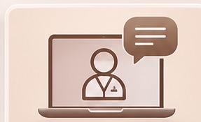 Online consultation illustration