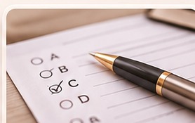 Board examination question sheet